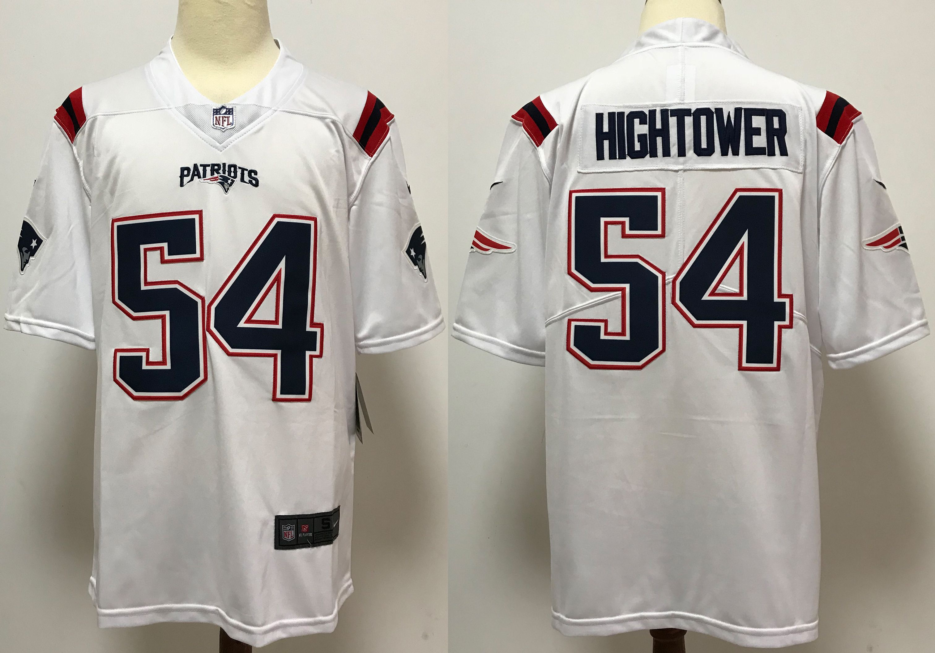 Men New England Patriots 54 Hightower White Nike Vapor Untouchable Stitched Limited NFL Jerseys